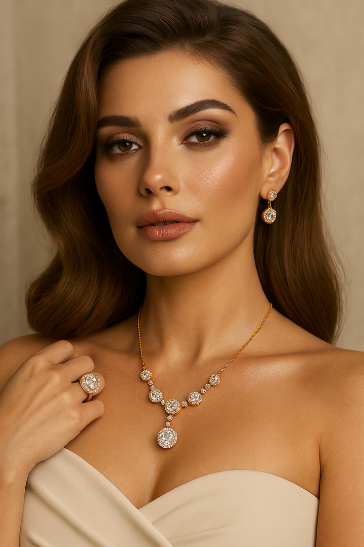 white stone Neckless